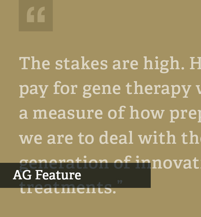 New Payment Strategies for Gene Therapy